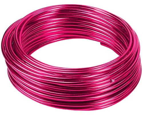 mumbi 30777 Rosa 10m Basteldraht 3mm