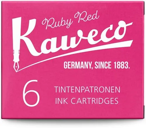 Kaweco 10000008 Tintenpatronen ruby red 6-er