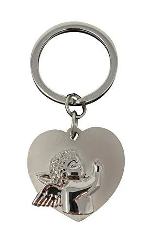 Schlüsselanhänger Herz mit *Schutzengel* in Geschenkbox