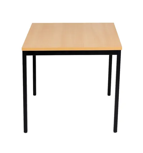 Mehrzwecktisch 80x80 cm buche/schwarz