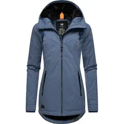 Ragwear Damen Winterjacke Zuzka kurz wasserdicht mit Kapuze - Funktionsjacke für Damen, vegan, wasser- und windabweisend, ideal für kalte Tage mit kuscheligem Teddyfleece-Futter und verstellbarer Kapuze.