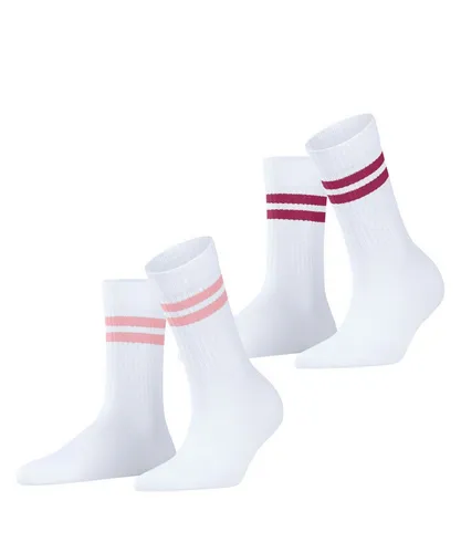 Esprit Tennissocken Tennis Stripe (2 Paar) mit Kontraststreifen, sportliches Design, perfekte Passform