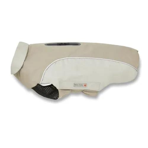 Wolters Regenjacke Easy Rain – 75 cm, Taupe - Wolters Cat & Dog Regenjacke für Hunde, ideal für nasses Wetter. Robustes Material schützt vor Regen und hält Ihren Hund trocken. Erhältlich in verschiedenen Größen und Farben.