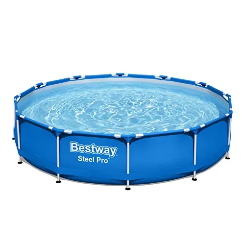 Bestway Steel Pro Frame Pool Ø 366 x 76 cm, blau, rund