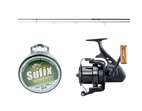 Bundle Karpfencombo 3,00m / 3lbs + Weitwurfrolle + Karpfenschnur