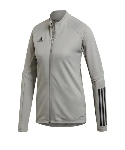 adidas Performance Condivo 20 Trainingsjacke Damen - Trainingsjacke für Damen, atmungsaktiv und schweißableitend, ideal für Sport und Alltag. Mit trendigem Stehkragen und praktischen Zipper-Taschen.