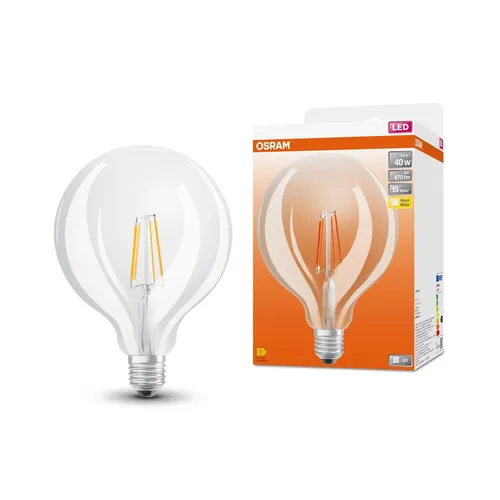Ledvance LED Filament Retrofit Classic G125 Globe 4W=40W E27 klar warmweiß 2700K
