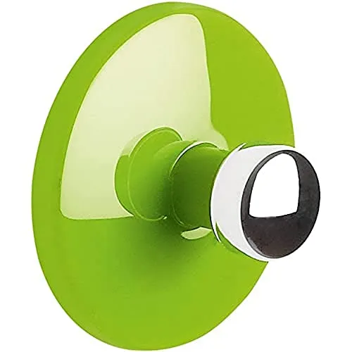 Spirella Handtuchhaken Haken Selbstklebend Bad und Küche Bowl Handtuchhalter Kleiderhaken Ohne Bohren Ø5 cm - Grün
