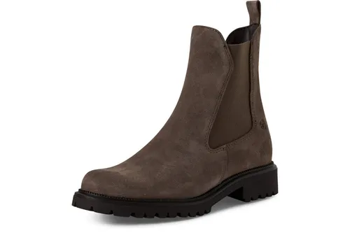 Tamaris 25427/41 Taupe - Damen Chelsea-Boots Größe EU 39 - Wanderschuhe mit modischer Interpretation des klassischen Chelsea-Boots, elastische Einsätze für einfachen Einstieg und weich gepolstertes Fußbett für hohen Tragekomfort.