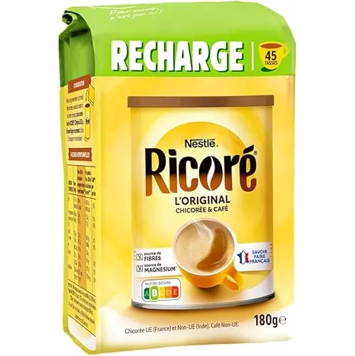 Nestlé Ricoré ORIGINAL - Substitut de Café - Recharge de 180 g