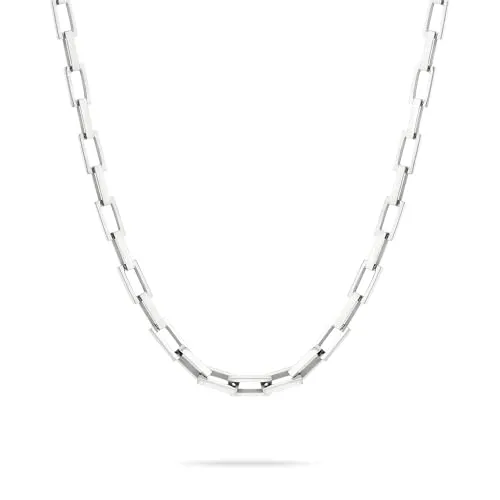 Liebeskind Berlin Halskette LJ-1486-N-45 silber - Ketten für Damen, elegante Edelstahl-Linkkette (45 cm) mit Karabinerverschluss, perfektes Geschenk für jeden Anlass und ideal kombinierbar mit anderem Schmuck.