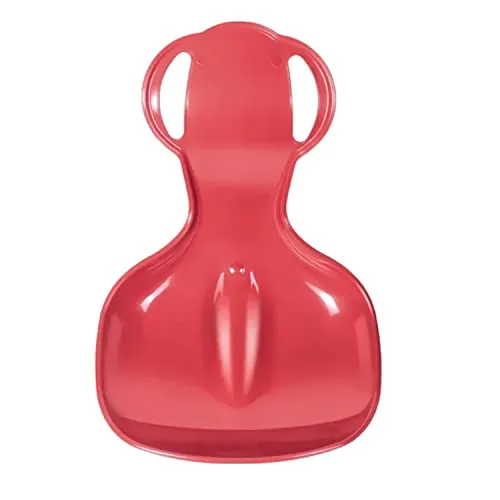 Prosperplast Sport Bear Schneerutscher aus Kunststoff Schnee Poporutscher Porutscher Schneeflitzer für Kinder (Rot)