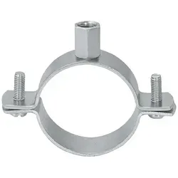 tecuro Rohrschelle Schraub-Rohrschelle, M8/M10 Anschlussgewinde, verzinkt 2.3 cm