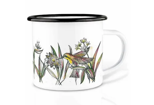Ligarti Tasse Emaille Tasse – Kolibris