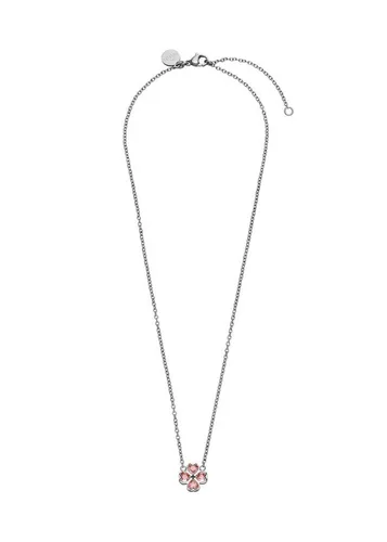 Purelei® Cuore Rosé Kette – Wasserfest & Verstellbar - Elegante Edelstahlkette mit Kleeblatt-Anhänger und roséfarbenen Zirkonias. Verstellbare Länge für individuellen Tragekomfort. Zeitloses Design, ideal für jeden Anlass – ein stilvoller Begleiter.