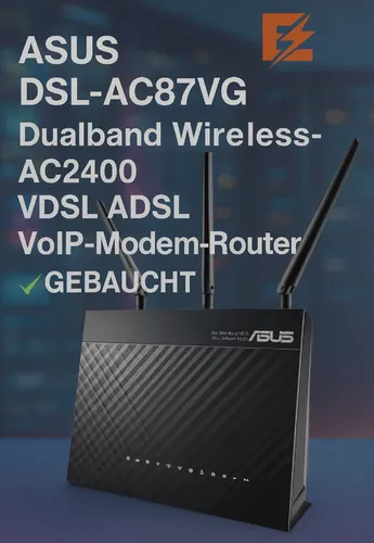 📶 ASUS DSL-AC87VG Dualband Wireless-AC2400 VDSL / ADSL VoIP-Modem-Router Wifi