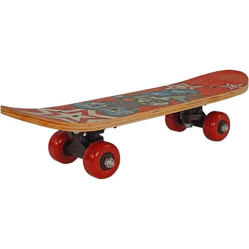 Best Sporting Skateboard Mini 43 cm Anfänger Board 7-fach Holz Comic-Design