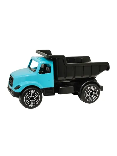 Plasto Giant Tipper Truck (60 cm) in Türkis-Schwarz