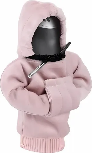 Auto Schalthebel Hoodie Schaltknauf Abdeckung Pullover Überzug Mini Deko Gag, Farbe:Rosa
