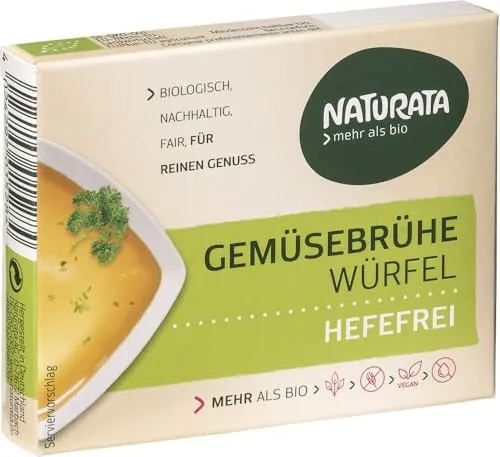 Gemüse-Brühwürfel hefefrei, ohne Palmöl 6 x 72 g