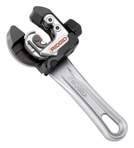 RIDGID 32573 Modell 118 - 2-in-1 Mini-Rohrabschneider mit AUTOFEED und ergonomischem Ratschengriff, ideal für beengte Arbeitsbereiche (6 mm bis 28 mm)