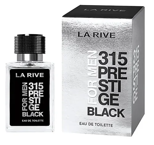 LA RIVE 315 PRESTIGE BLACK Eau de Toilette 100 ml für Herren - Eleganter Herrenduft mit Noten von Lavendel, Moschus und Vanille. Ideal für den täglichen Gebrauch und besondere Anlässe – ein zeitloser Klassiker in stilvollem Design.
