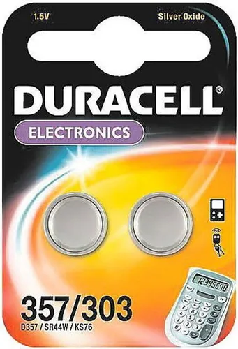 Duracell 357/303 Haushaltsbatterie Einwegbatterie Silberoxid (S)