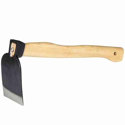 SIENA GARDEN Mini-Kleinhacke 450mm - Gartenwerkzeuge für das Setzen von Jungpflanzen und Auflockern von Böden. Ergonomischer Stiel aus FSC-zertifiziertem Eschenholz für bequemes Arbeiten im Hochbeet.