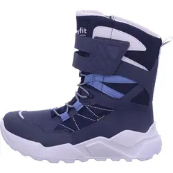 Superfit Rocket blau/hellgrau (8000) 34 - Wanderschuhe mit GORE-TEX Membran, ideal für Kinder, bieten besten Schutz gegen Kälte und Nässe. Reflektierende Details sorgen für Sichtbarkeit, während der 1-Klett-Verschluss den Einstieg erleichtert.