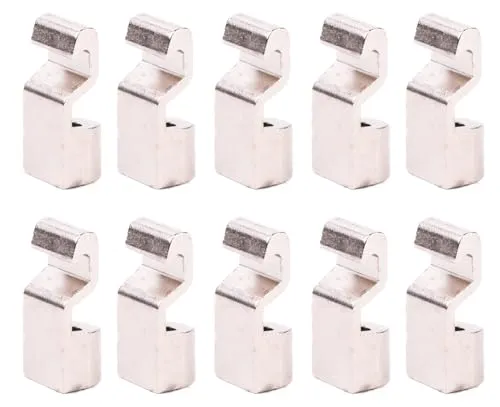 SOFT-RAIL® 10 St. Snake-Gleiter, Silber vernickelt in silber von SOFT-RAIL