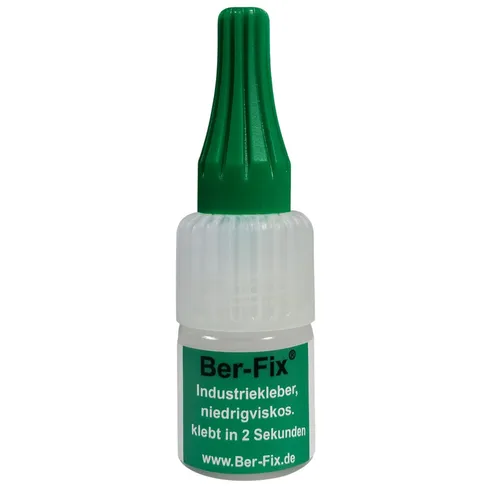 Ber-Fix 4g Industriekleber dünnflüssig Sofortkleber Sekundenkleber PVC Metall