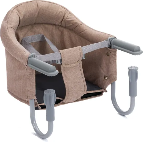 Fillikid Babyworld Tischsitz – Faltbarer Babysitz für gemeinsame Mahlzeiten - Mobiler Hochstuhl für Babys von 6 Monaten bis 3 Jahren. Sicherer Halt dank klappbarer Schraubfixierung und Anti-Rutsch-Klemmen. Mit Tragetasche für einfachen Transport und platzsparendes Verstauen.