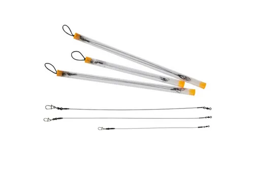 Savage Gear Vorfachschnur Titanium 1x7 Trace 2 Stück 20-30cm 7kg 13kg 23kg Titan Hecht Vorfach, 0.20 m Länge, 0,30 mm Fadendurchmesser, Allrounder, für Gummiköder als auch Wobbler verwenden können