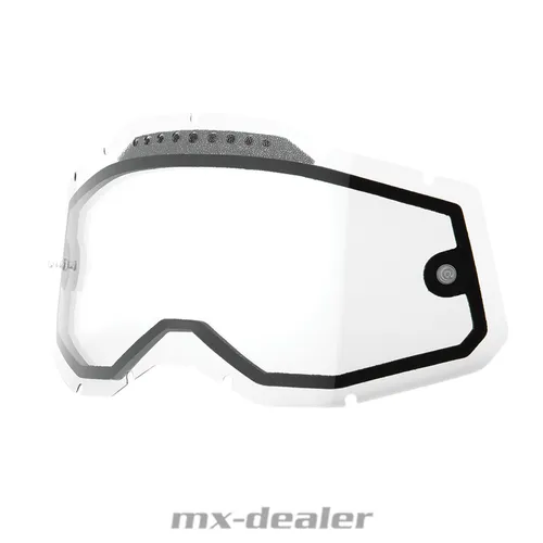 100% Ersatzglas Generation2 Enduro Doppel Brillenglas Strata2 Accuri2 Racecraft