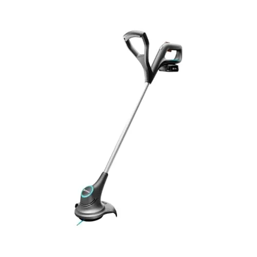 GARDENA 14702-20 Akku-Trimmer SmallCut 23 - Leichter 18V P4A Trimmer mit präzisem RotorCut-System und LED-Akkuanzeige, ideal für Rasenkanten