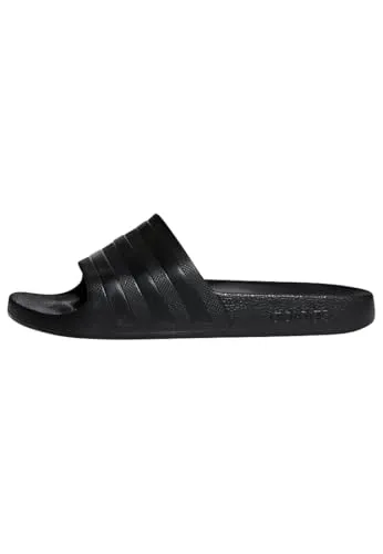 adidas Unisex Adilette Aqua Slides, Core Black / Core Black / Core Black, 39 EU