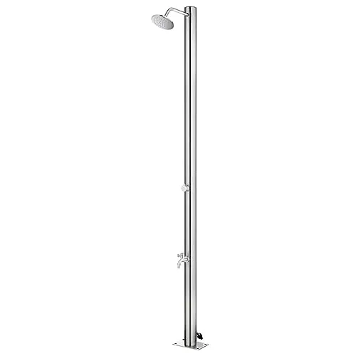Produktbild vidaXL Gartendusche 215 cm Edelstahl