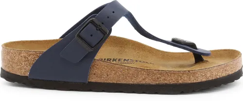 BIRKENSTOCK Zehentrenner Gizeh BF in Blau, Größe 39 - Sandalen von BIRKENSTOCK, Gizeh BF in Blau, bequem mit anatomisch geformtem Fußbett für optimalen Tragekomfort. Ideal für den Sommer!