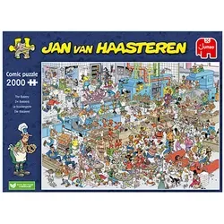 Jan Van Haasteren Die Bäckerei Puzzle 2000 Teile - Klassisches Puzzle mit 2000 Teilen von Jan van Haasteren, fördert Konzentration und Entspannung, umweltfreundlich aus 100% recyceltem Karton hergestellt.