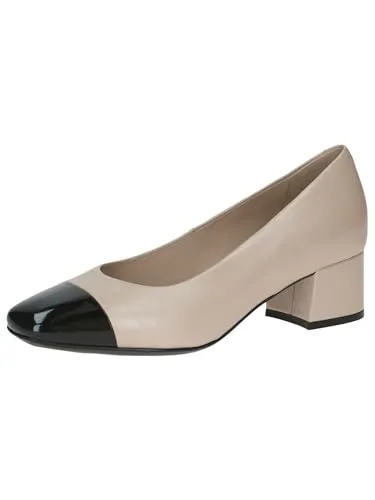 Caprice Pumps beige 41 EU - Pumps & High Heels, elegante beige Pumps aus Leder in Größe 41, ideal für stilvolle Anlässe und bequemes Tragen dank Schlupf-Design.