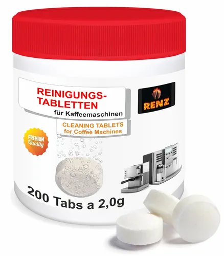 Reinigungstabletten 2g für Krups Melitta Siemens Jura Kaffeevollautomat 200