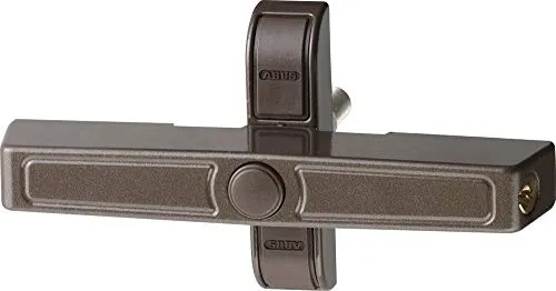 ABUS Fenster-Zusatzsicherung 2420 AL0125 - Sicherheitsschloss mit Schwenkriegel - Fenstersicherungen mit ABUS-Sicherheitslevel 6, ideal für Doppelflügelfenster. Massiver Schwenkriegel sorgt für zuverlässigen Schutz und einfache Bedienung.