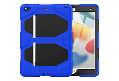 Lobwerk Tablet-Hülle 3in1 Hülle für Apple iPad Mini 6 2021 6 Generation, Sturzdämpfung, Aufstellfunktion, Outdoor