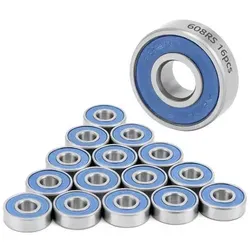 Kugellager 608RS ABEC9 für Skateboards – 16er Pack - Hochpräzise Kugellager 608RS ABEC9 im 16er Pack für Skateboards und mehr. Doppelte Abdichtung schützt vor Schmutz und sorgt für reibungsloses Fahren. Ideal für vielseitige Anwendungen und sofort einsatzbereit.