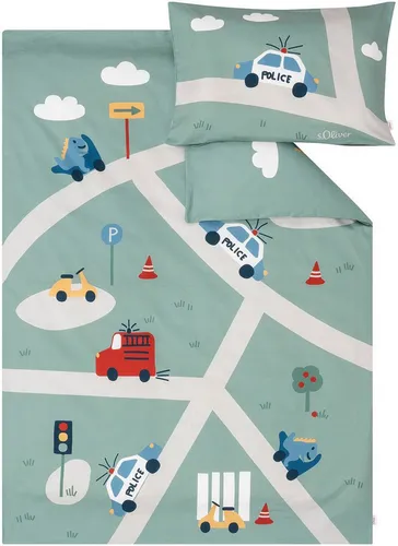 s.Oliver Kinderbettwäsche Auto 100 x 135 cm von s.Oliver