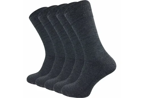 GAWILO Businesssocken für Herren aus 64% Schurwolle - Klimaregulierende Merino Socken (5 Paar) Socken aus Merino Wolle kühlen im Sommer und wärmen im Winter