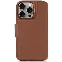Decoded Lederhülle für iPhone 16 Pro – Premium ECCO Leder mit abnehmbarer Brieftasche - Klapphülle aus 100% echtem ECCO-Leder, MagSafe-kompatibel für kabelloses Laden und mit rundum Schutz gegen Stöße und Kratzer.