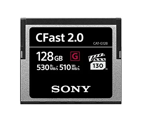 Sony 128 GB CFast 2.0 Professional Flash-Speicherkarte von Sony