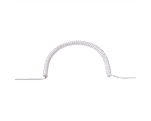 Bachmann Wendelleitung 1m-4m, ws, Stromadapter mit offenem Ende - Adapter für flexible Stromversorgung, ideal für individuelle Anwendungen mit einer Länge von 1 bis 4 Metern und hochwertigem H05VV-F 3G1,5mm² Kabel.