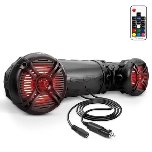 Pyle Outdoor Lautsprecher – 800 Watt Bluetooth Speaker mit LED-Lichtern
